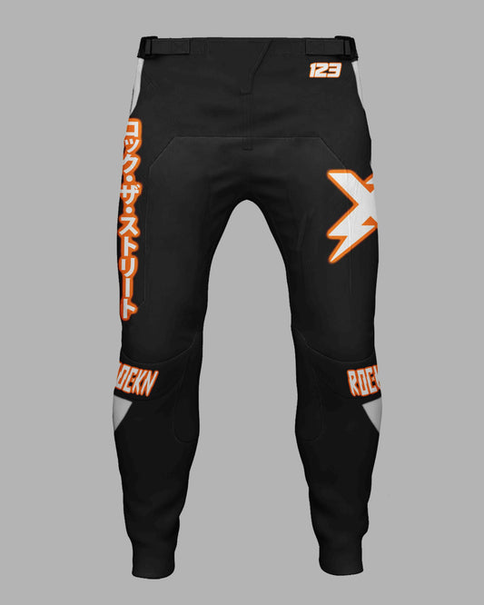 Elite Pants Kanji orange - FREE Custom Sublimation