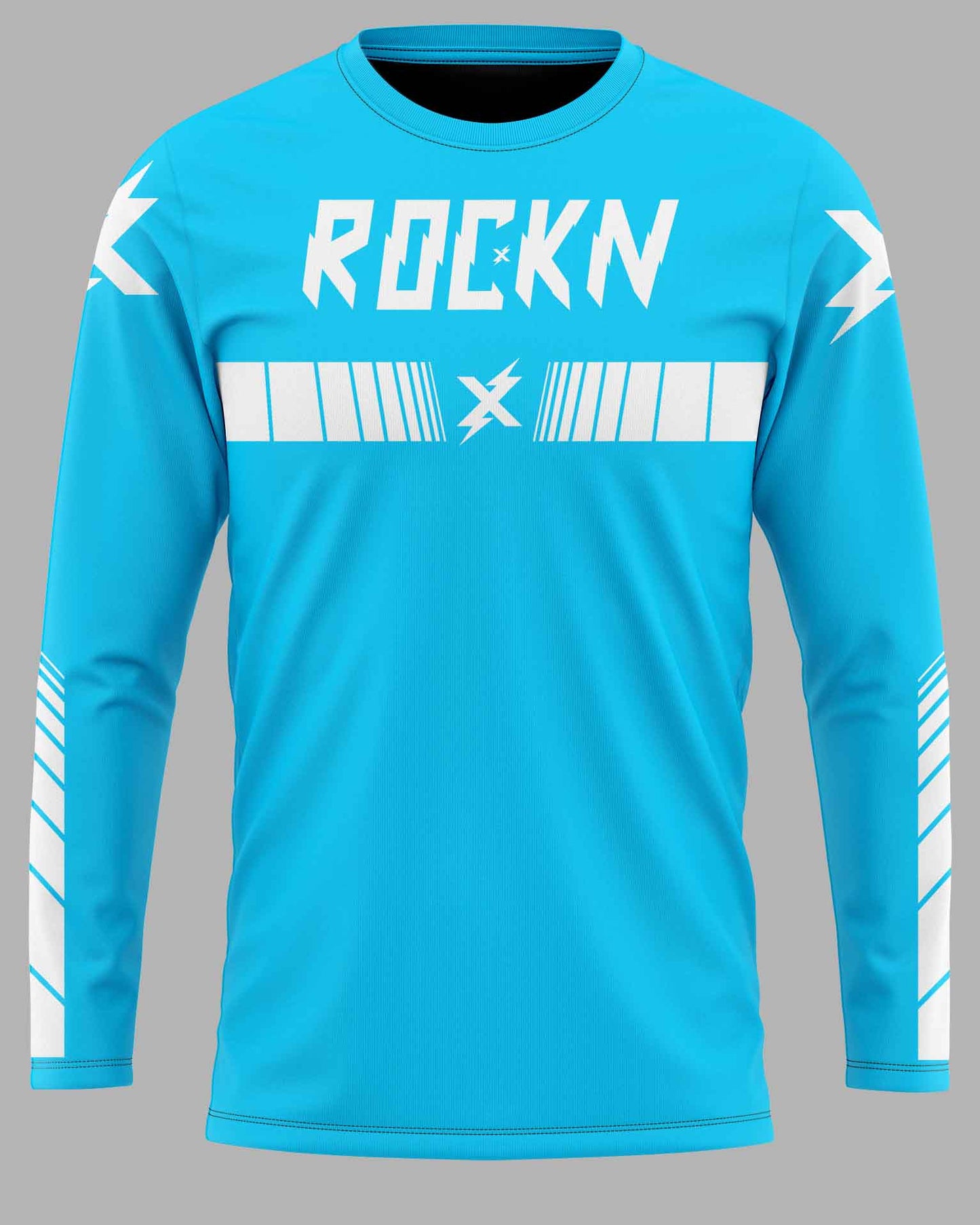 Jersey Speed Lines Cyan - FREE Custom Sublimation