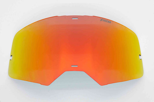 Fire Red Gold Mirror replacement Lens - Elite MX Goggles