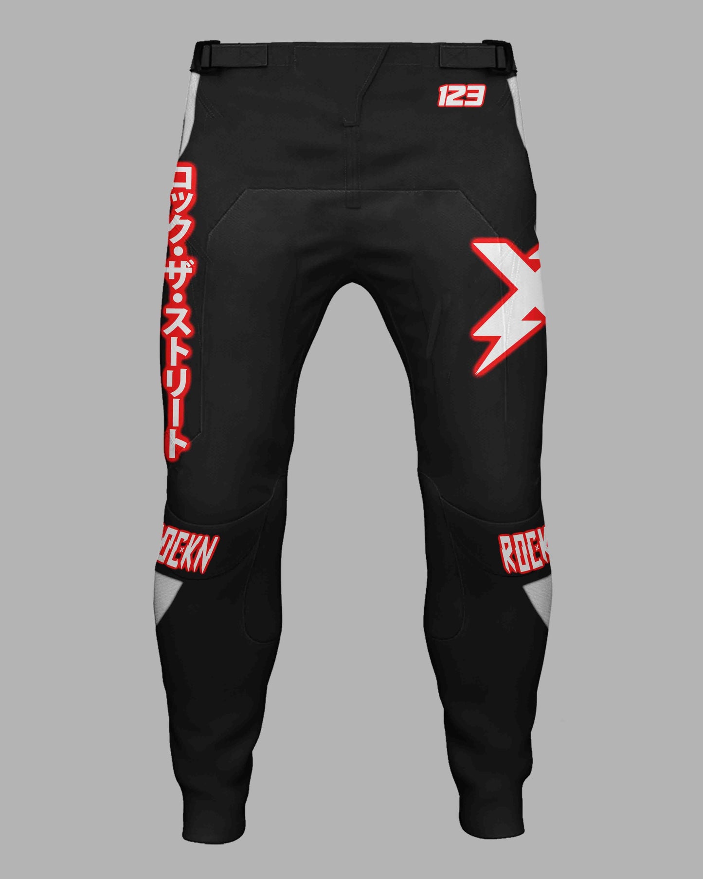 Elite Pants Kanji Red - FREE Custom Sublimation