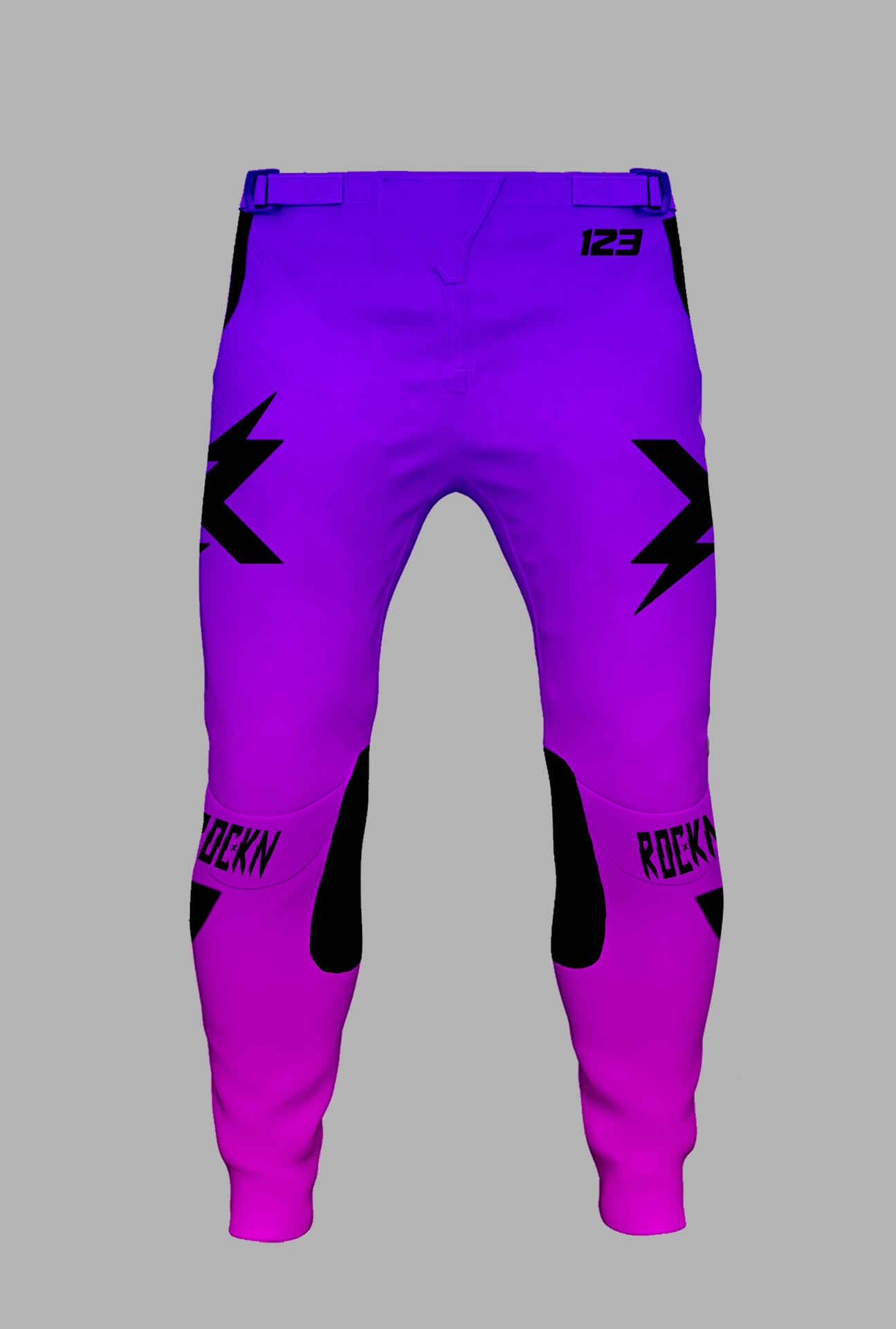 Gradient V2 Purple/Blue - Black Set