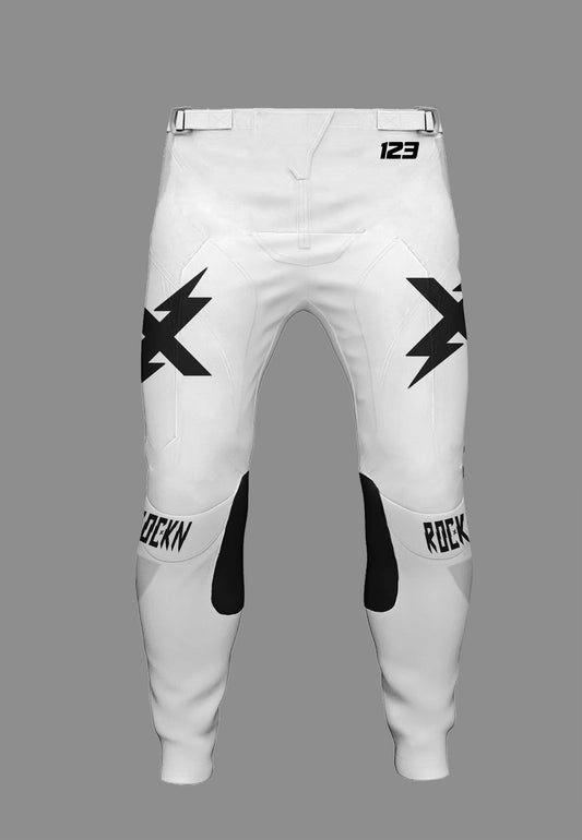 Elite Pants Slick White - FREE Custom Sublimation