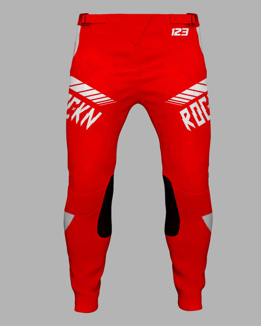 Elite Pants Speed Lines Red - FREE Custom Sublimation