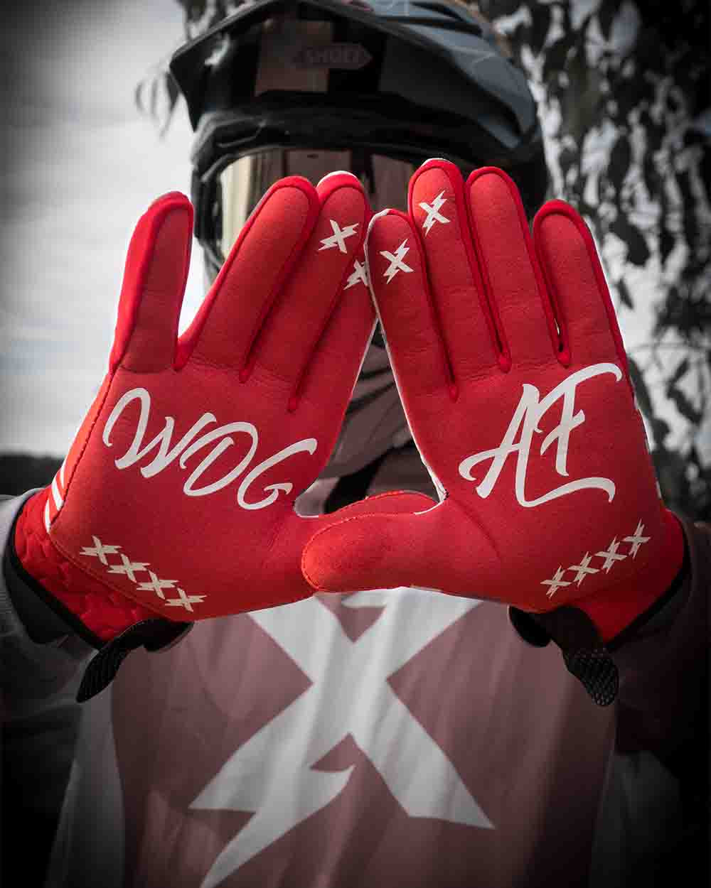 X Gloves RED - MOTO BMX DH