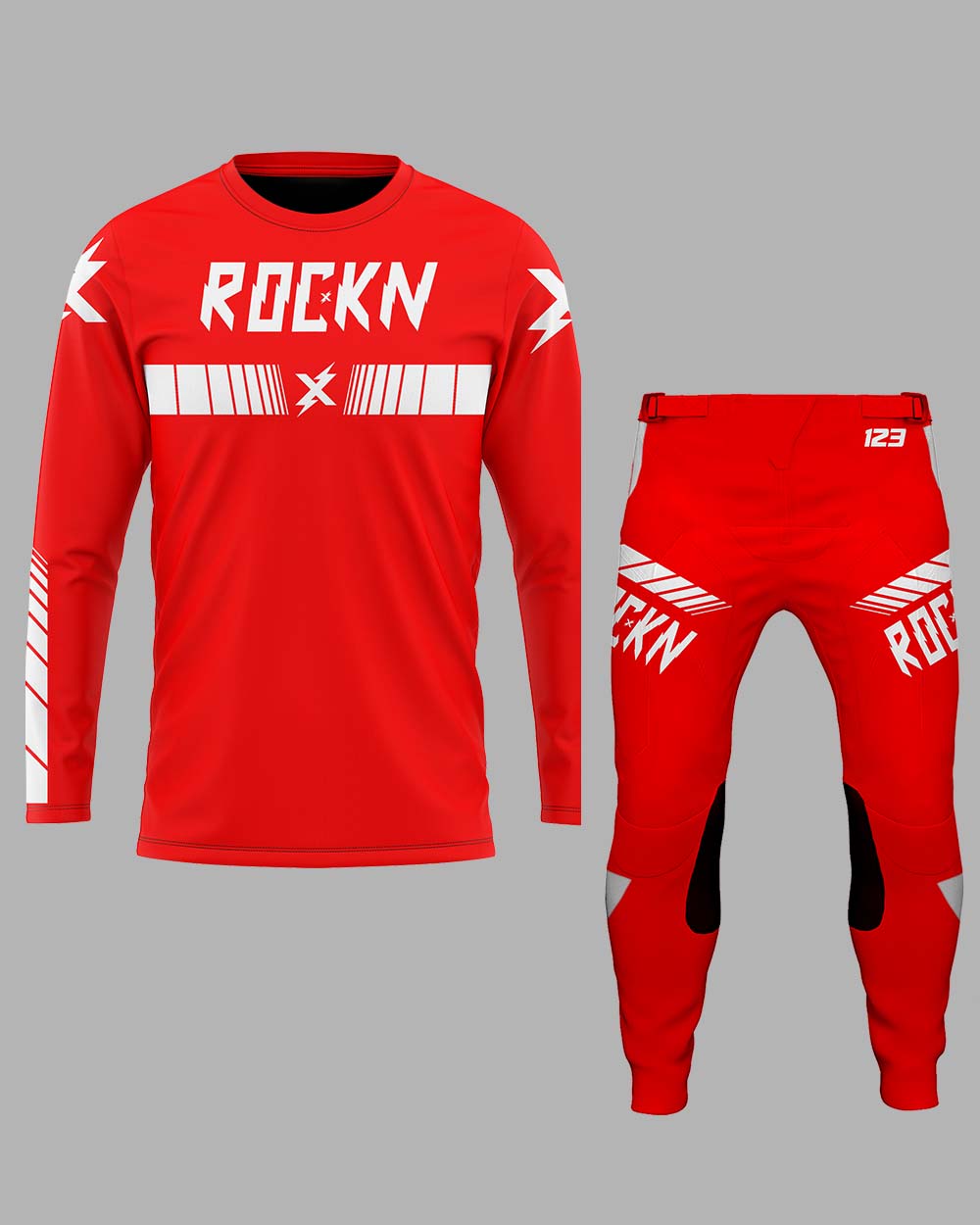 Speed Lines Red Set - FREE Custom Sublimation