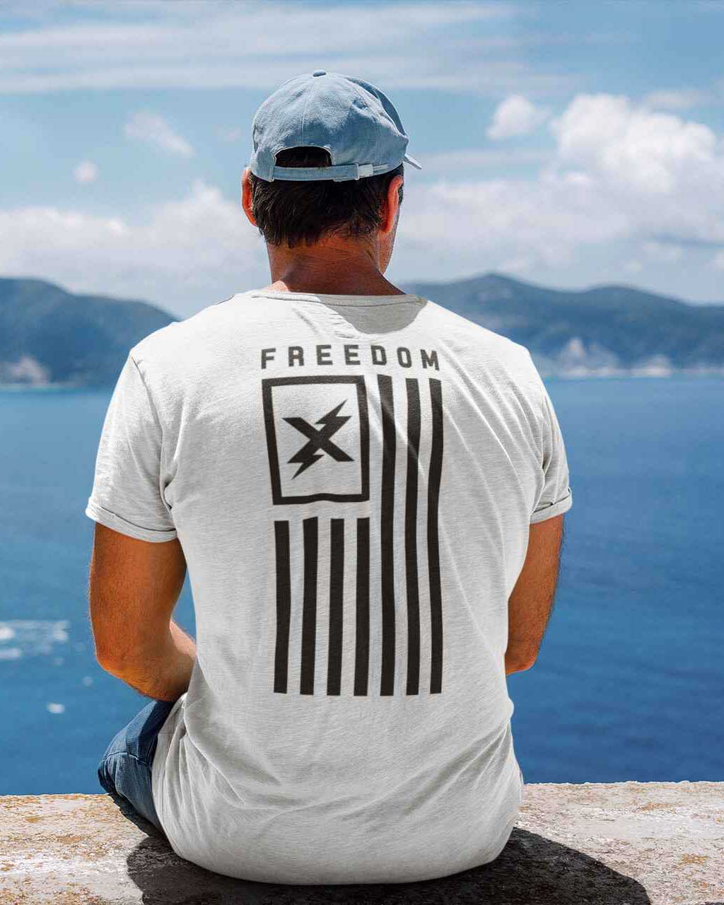 Freedom T-Shirt W/ flag